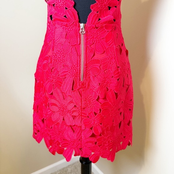 Saylor x Free People Jessa Floral Lace Dress S - Picture 9 of 13